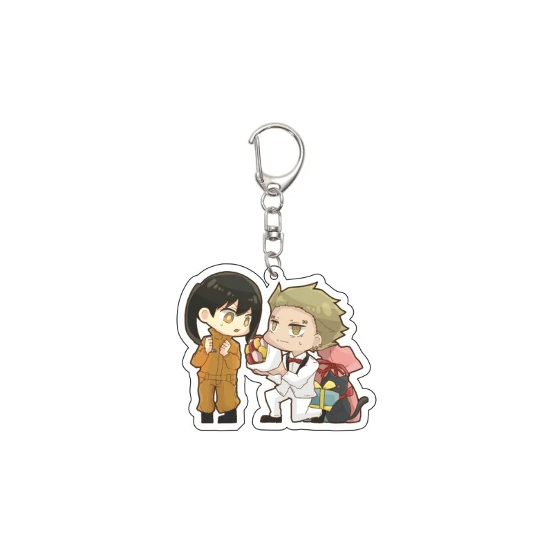 Anime Fire Force Acrylic key ring keychain Takehisa Hinawa Kotatsu Tamaki Key Chain Keychain Shinra Kusakabe Holiday gifts