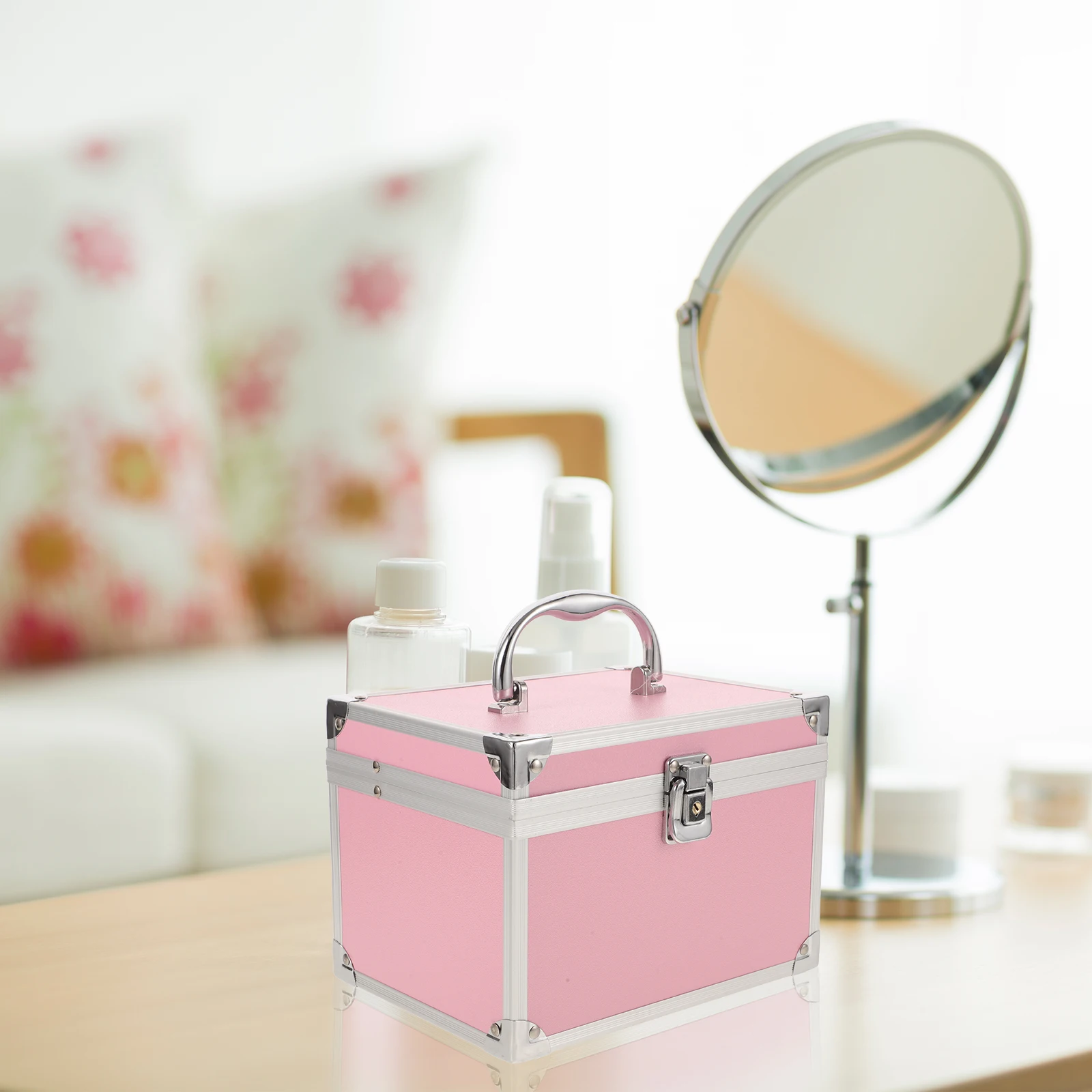 

Tool Box Storage Aluminium Case High Capacity Toolbox Organizer Aluminum Metal Tools Container