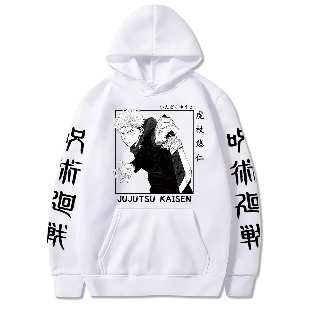 Jujutsu Kaisen Anime Characters Cartoon Characters Handsome Casual Hoodies Fashion Women's Clothing Street Style Sports