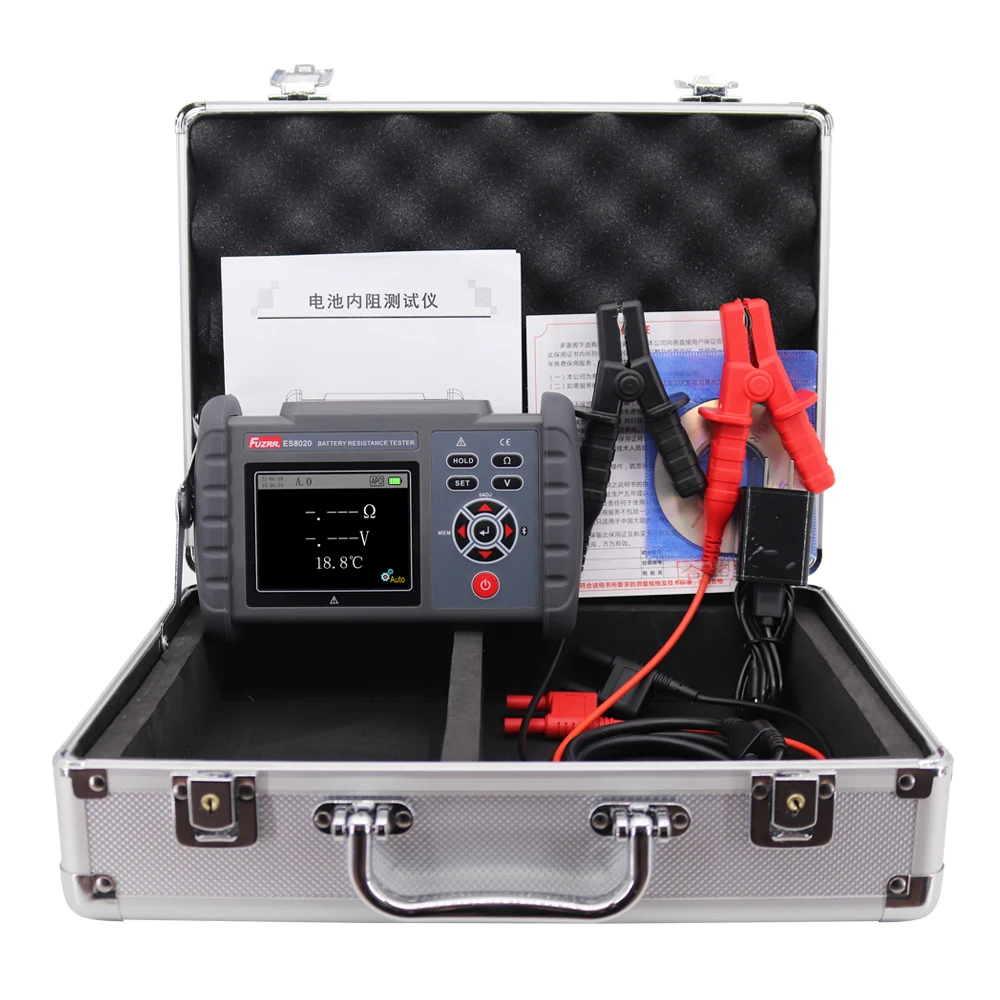 ES8020 solar/Lead battery voltmeter  internal resistance  temperature same as Hioki 3554 Battery resistance test  meter