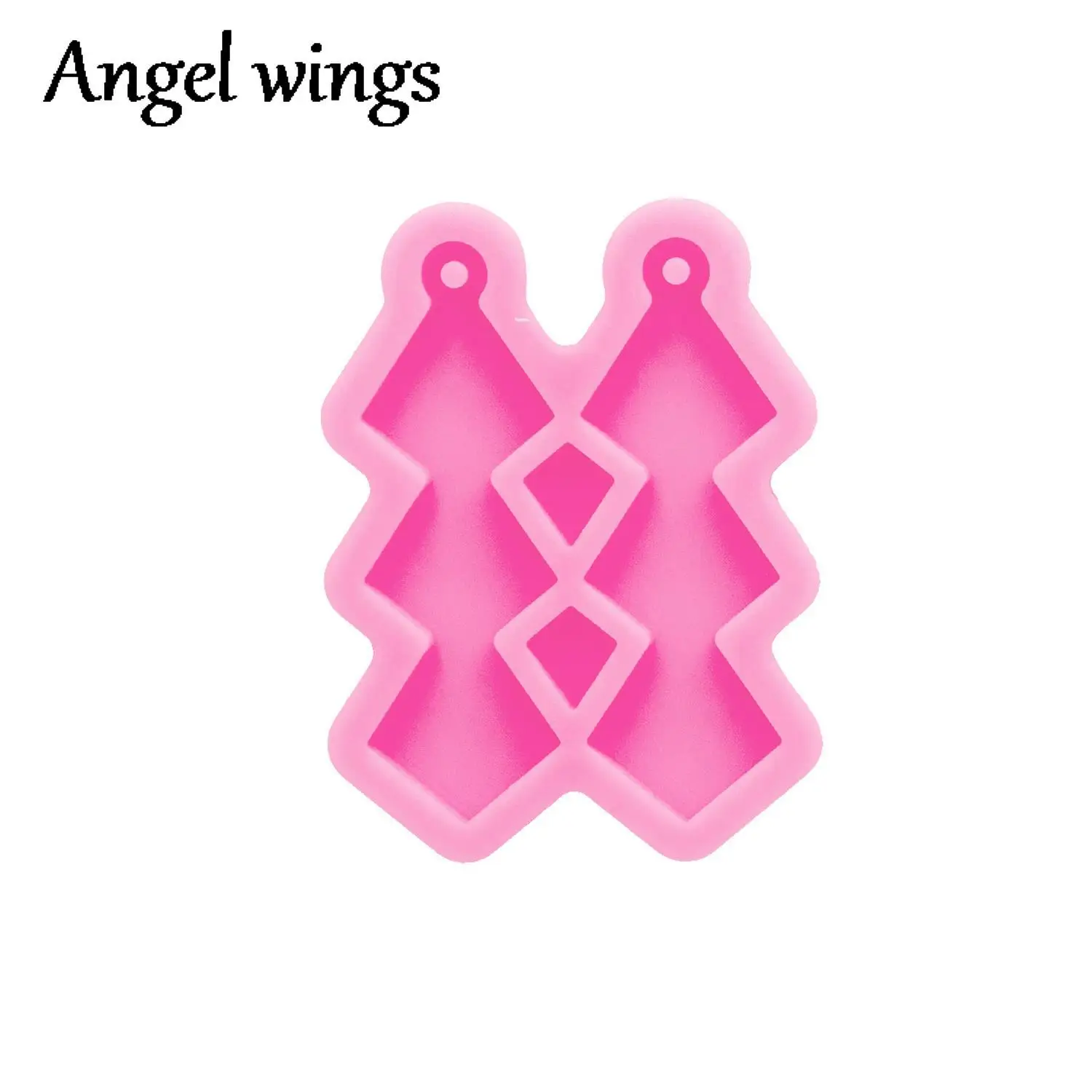 DY1075 Glossy Horseshoe/Heart/Kunai Knife Earrings Silicone Molds, Make Crafts with Epoxy DIY Handmade charms Resin art Mold