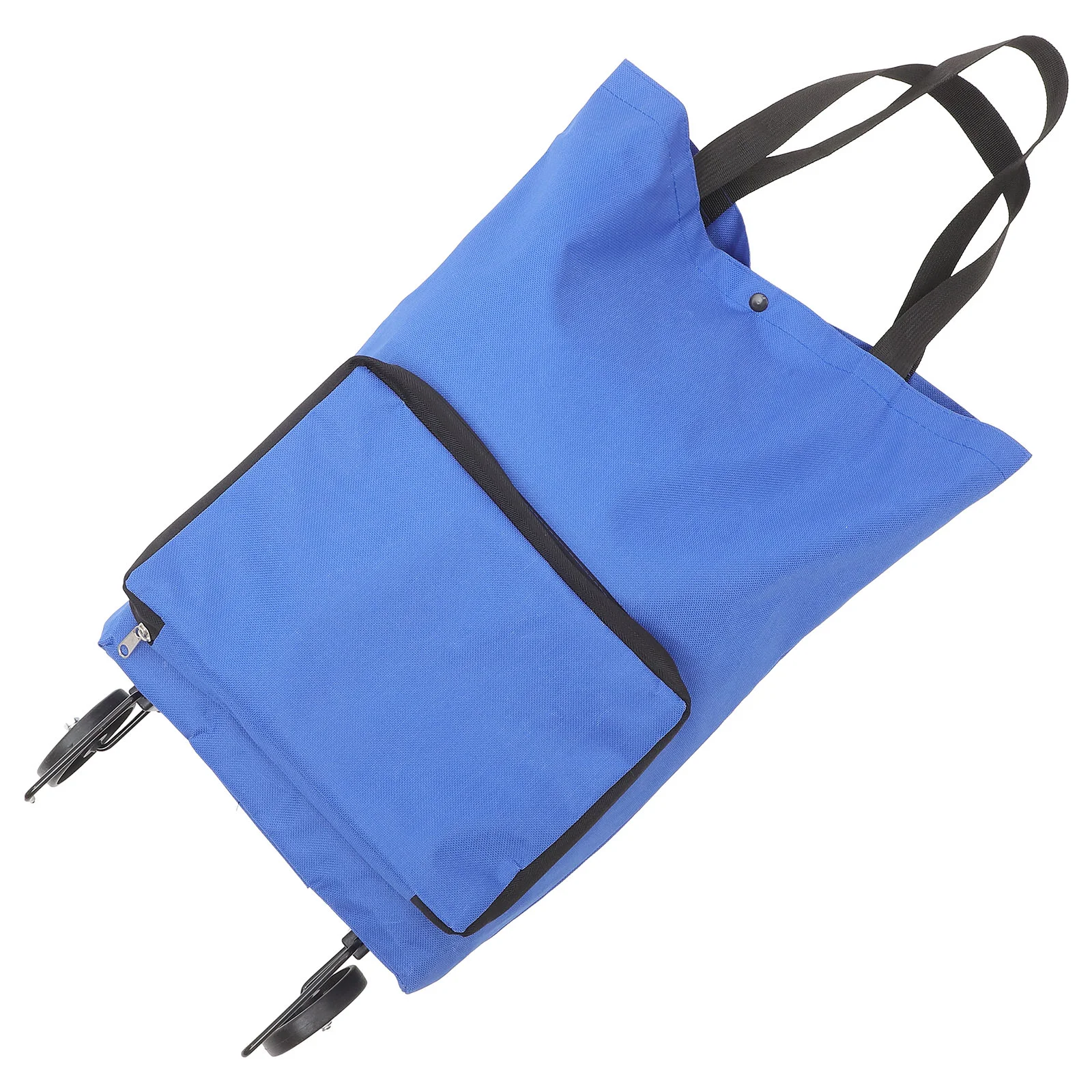 

Tug Bag Shopping Pouch Grocery Tote Large with Wheel Trolley Foldable Folding Travel Storage Wheelbarrow