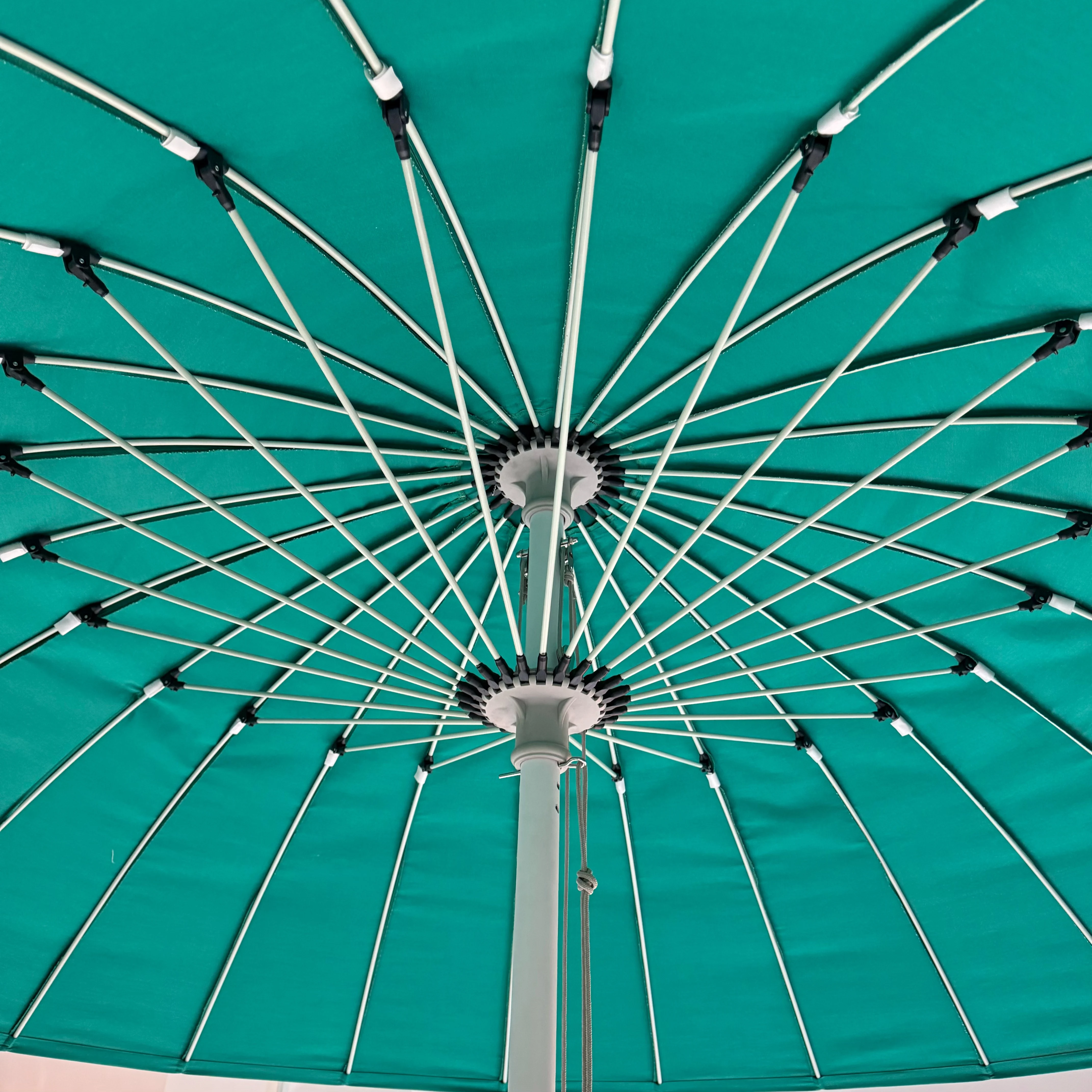 High Quality  Outdoor Umbrellas Unique Garden Leisure Restaurant Beach Wedding Pool Fiberglass Big Size for Courtyard