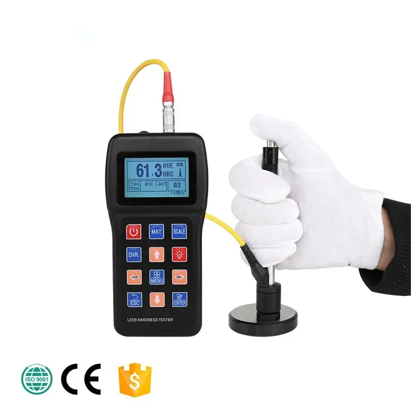 Portable Hardness Meter USB Digital Leeb Hardness Tester for all Metallic Materials Every Angle