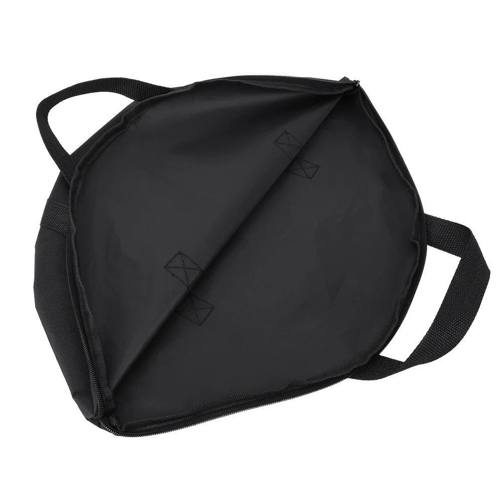 Grilling Pan Pouch with Handle Wear-Resistant Camping Frying Pan Bag Waterproof Skillet Bag 47x38cm Outdoor BBQ Tool for Kitchen