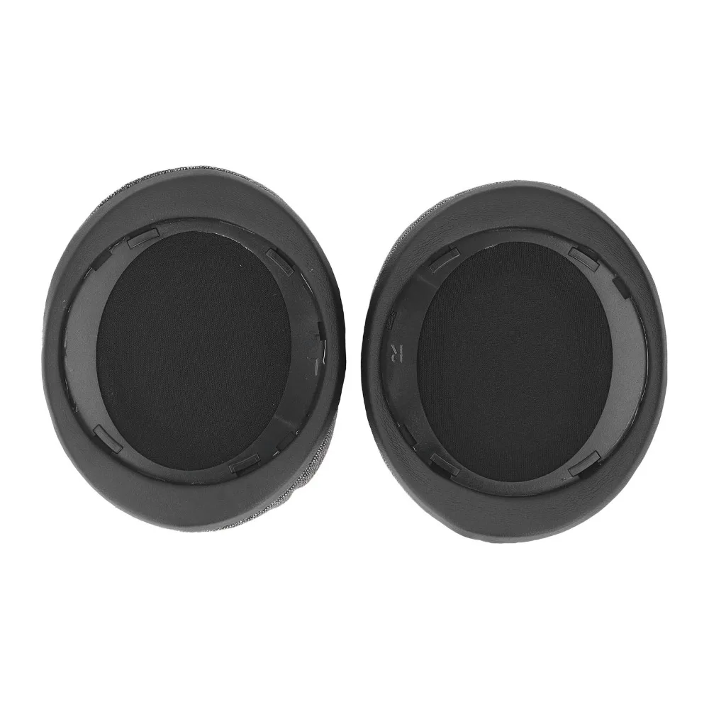 2PCS Soft and Comfortable Replacement Ear Pads Cotton And Linen Fabric Noise Isolation Ear Cushions for SHP9500 SHP9600