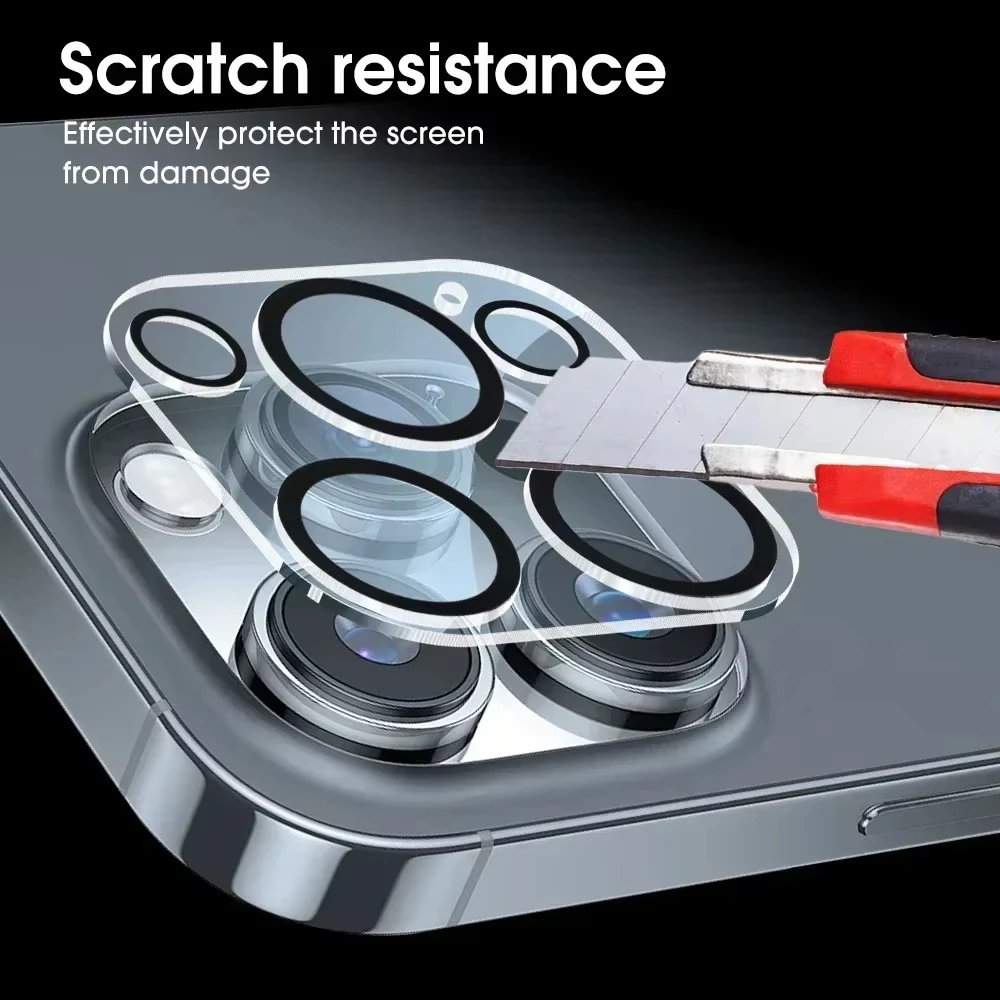 Camera Lens Tempered Glass For iPhone 17 Pro 15 14 13 11 12 16 Pro Max Plus Air 12 13 Mini Camera Lens Protector Protective Film view 3