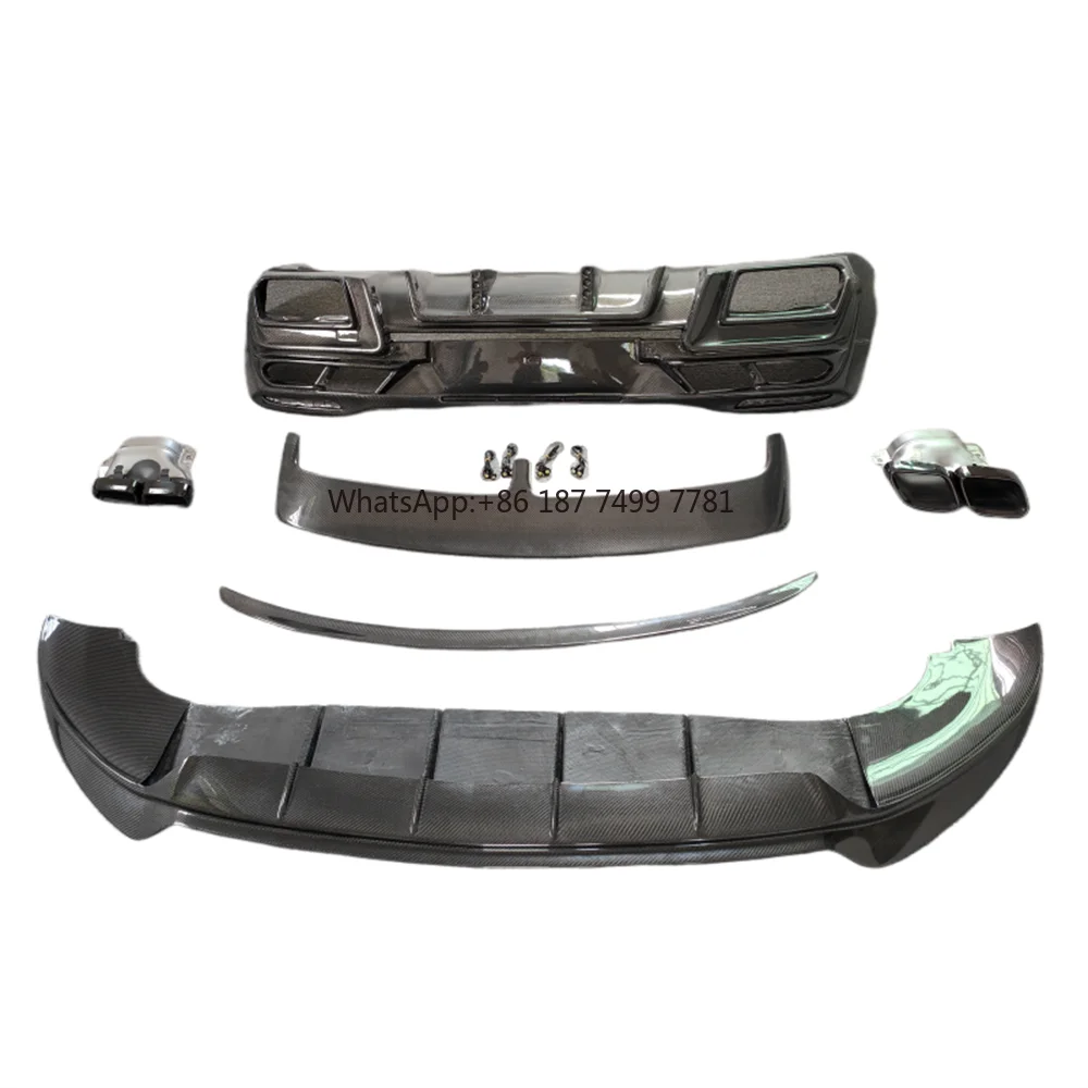 

High Quality Body Kit for . C167 W167 GLE Coupe with True Carbon Fiber LD Style Front Lip Rear Diffuser Rear Spoiler