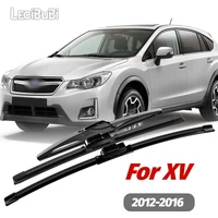 1 Juego de limpiaparabrisas delantero y trasero, limpiaparabrisas para Subaru XV 2012-2016 2013 2014 2015, accesorios