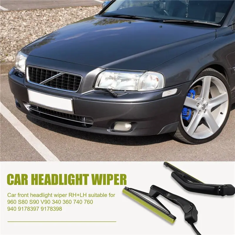 Ingenious-4X New Headlight Wiper RH+LH For Volvo 960 S80 S90 V90 340 360 740 760 940 274431