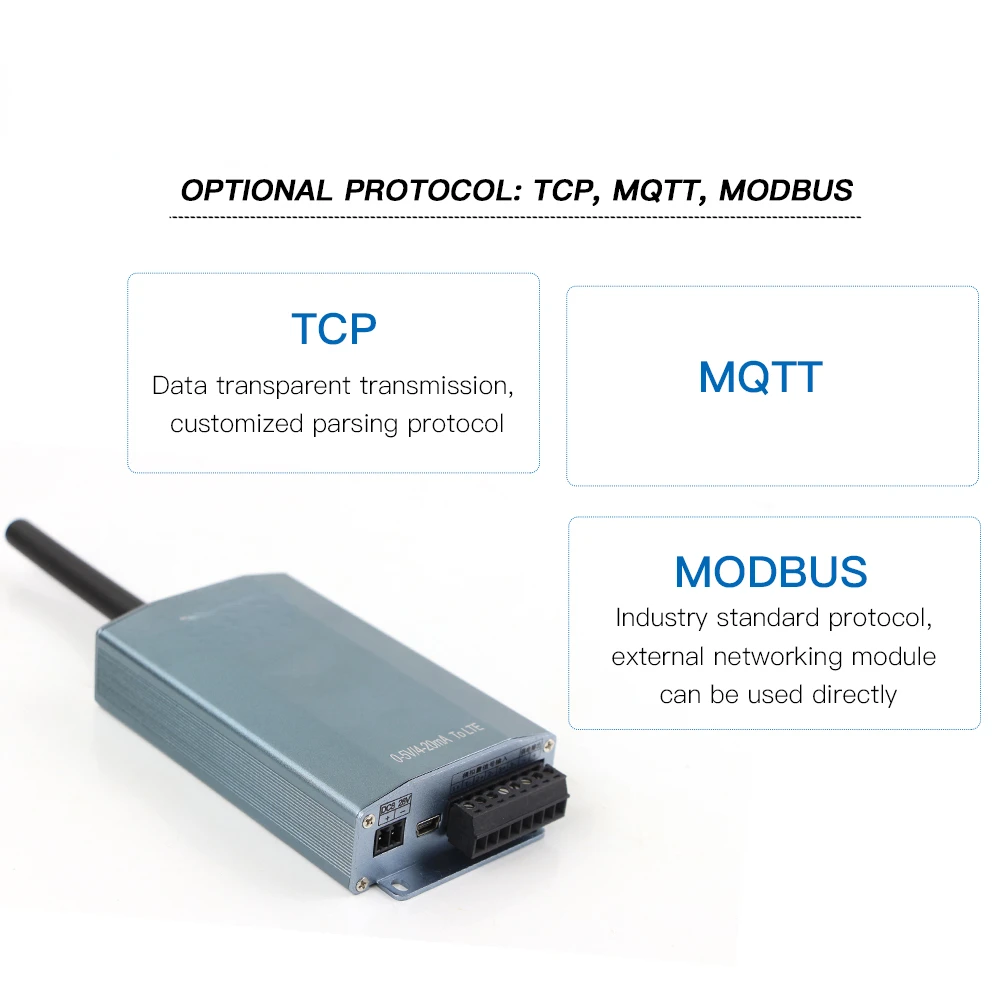 GRT101 GPRS 4G IOT 3 Channels Water Level Sensor Remote Monitoring Terminal