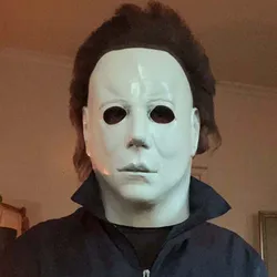 1978 Halloween Michael Myers maska Cosplay Horror krwawy zabójca Demon lateksowy kask karnawał bal przebierańców rekwizyty kostiumowe