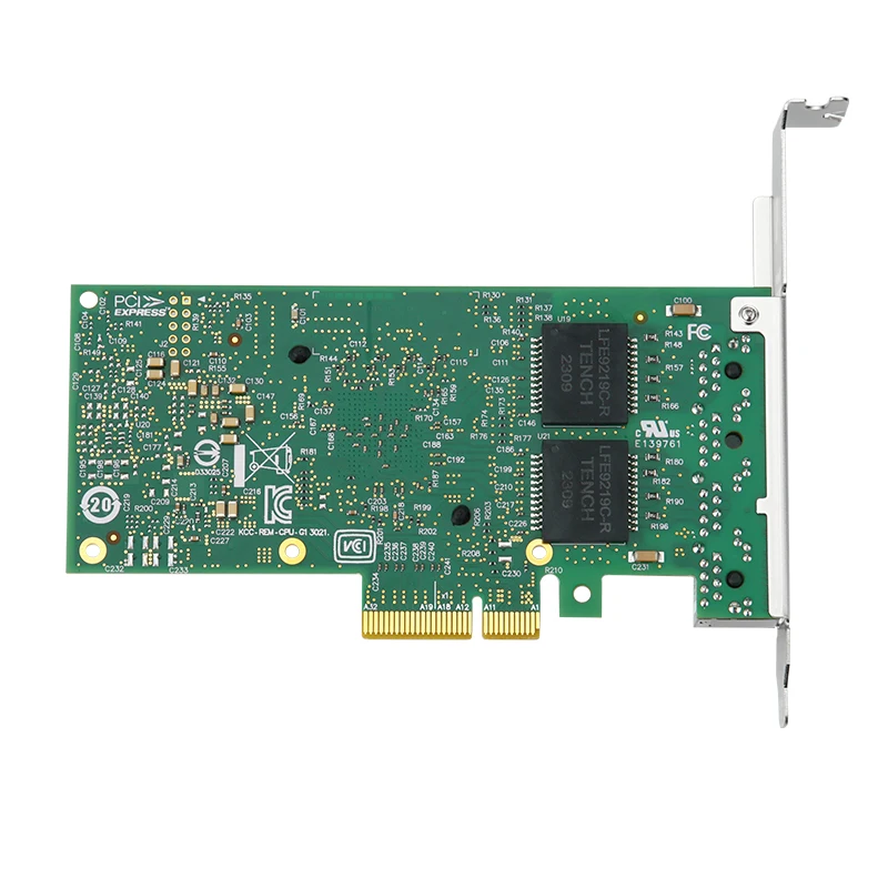 Scheda di rete PCI Express RJ45 a 4 porte per Intel I350 Chip PCI-e X4 Server Gigabit Ethernet NIC 10/100/1000Mbps I350T4 per Desktop