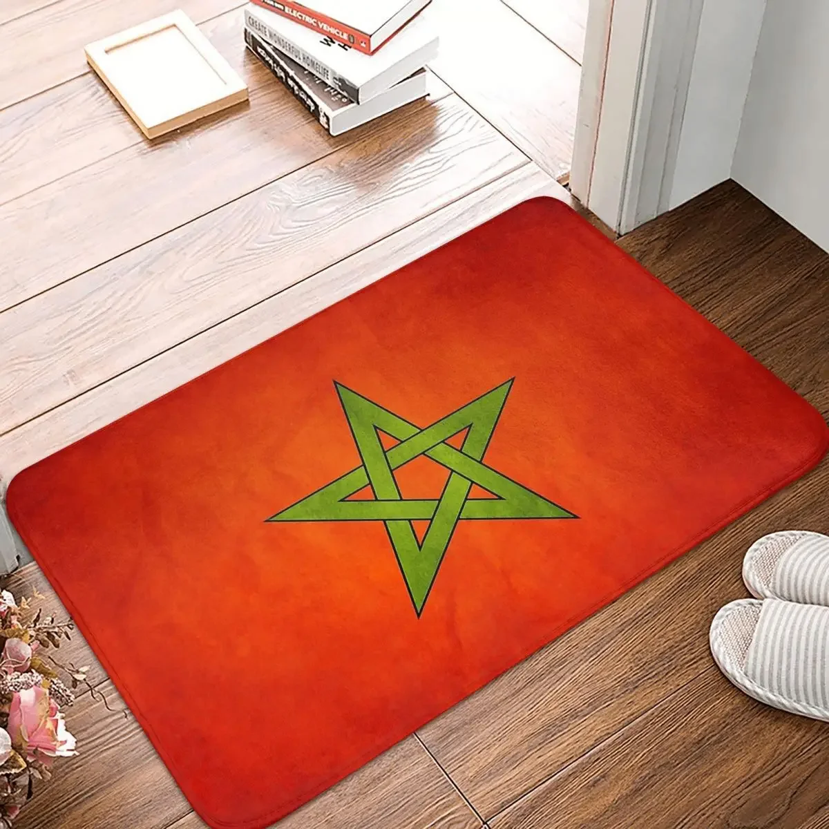 National Flag Bathroom Mat Morocco Moroccan Doormat Living Room Carpet Balcony Rug Home Decoration