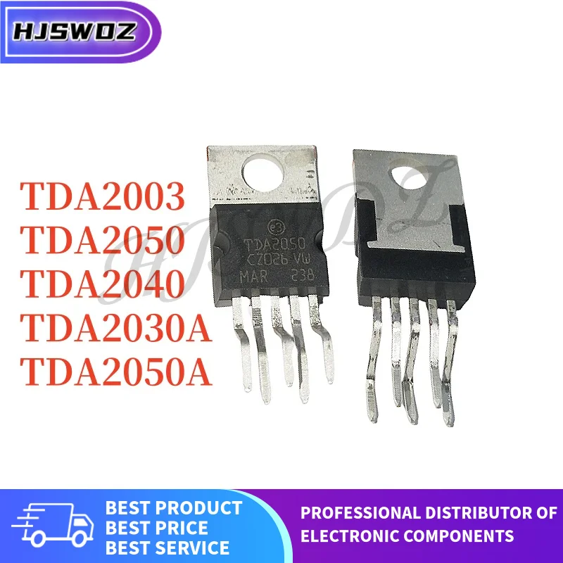10pcs New TDA2030 TDA2030A TDA2003A TDA2050A TDA2003 TDA2050 TDA2040 TO220-5 High Power In Stock