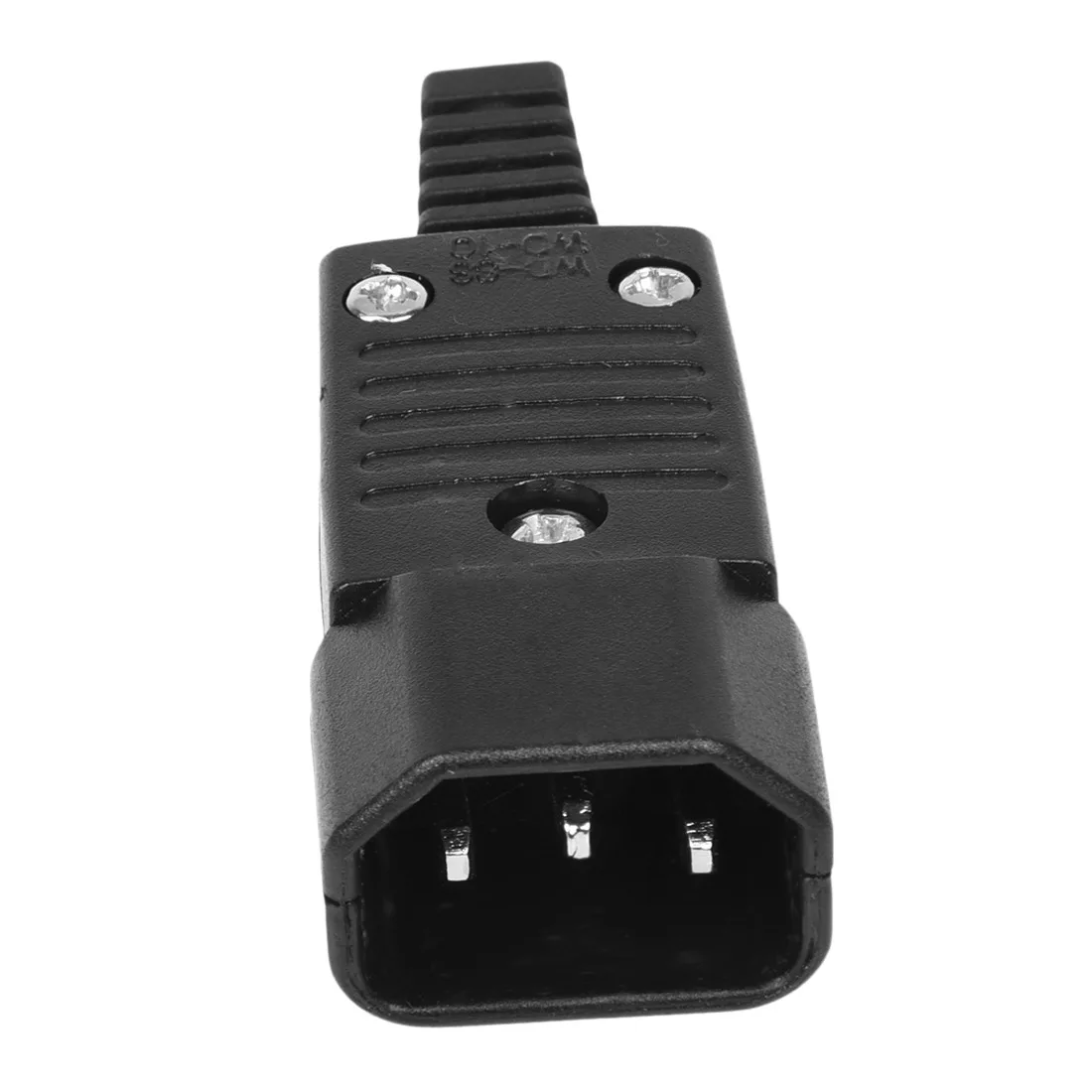 Cable adaptador de corriente IEC 320 C14, conector recargable, enchufe macho de 3 pines, 5 piezas