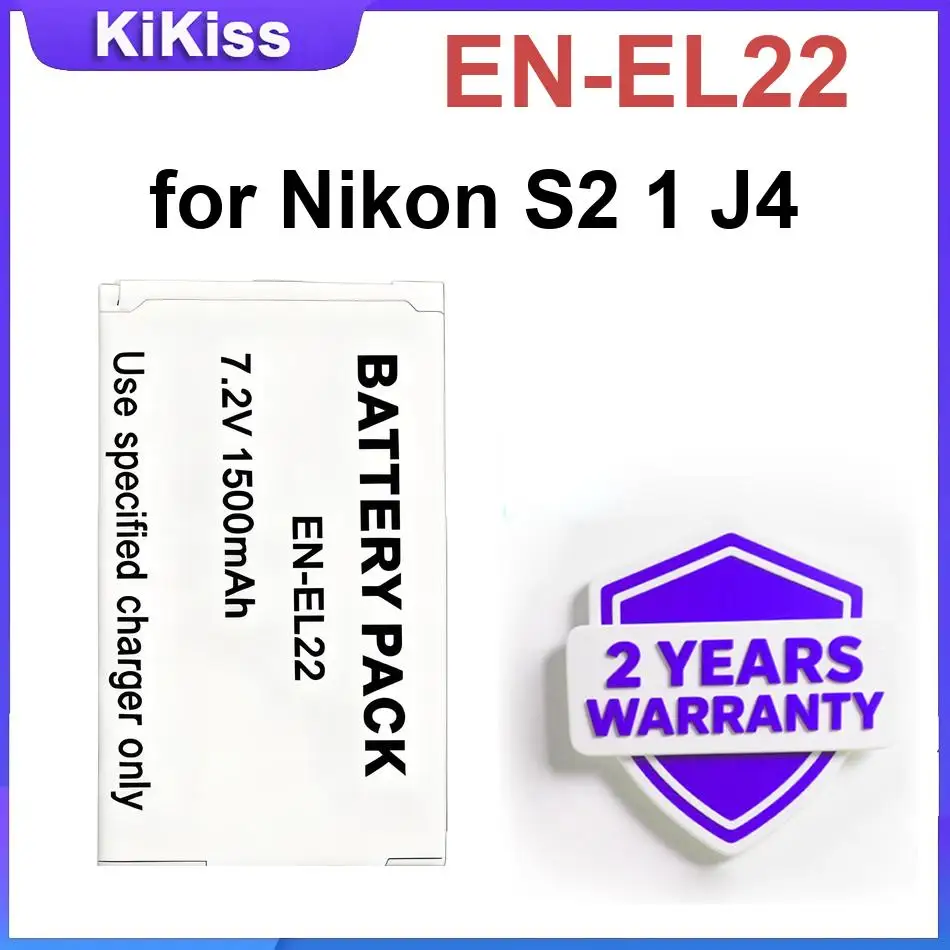 EN-EL22 Batteries for Nikon 1 S2 J4 Camera Li-ion Polymer Camera Battery