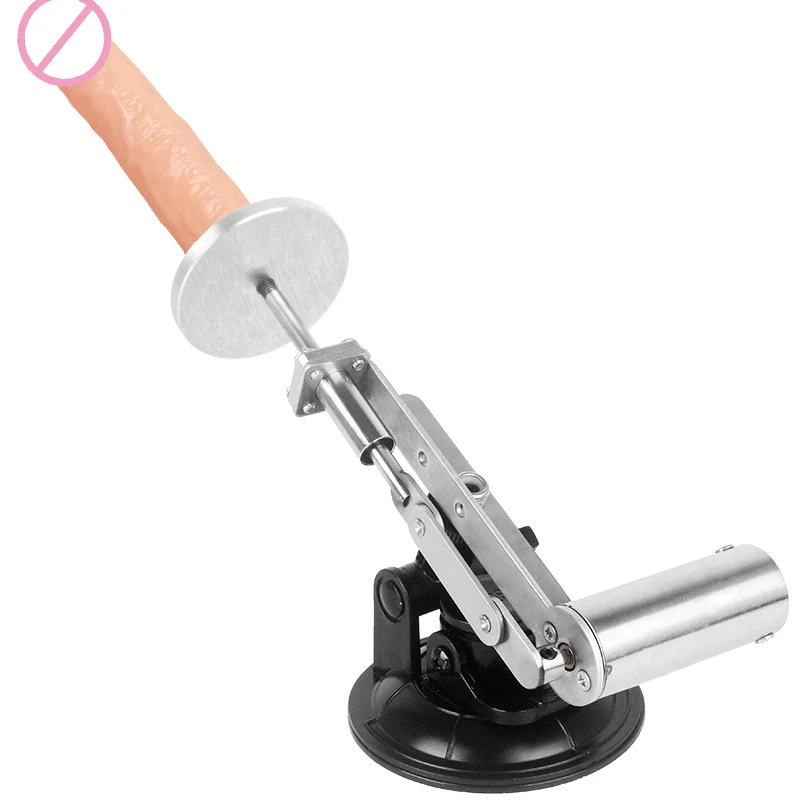 Mini máquina sexual telescópica con consolador con placa de 60mm, Kit Sexual de masturbación femenina, actuador lineal alternativo de 100V-240V