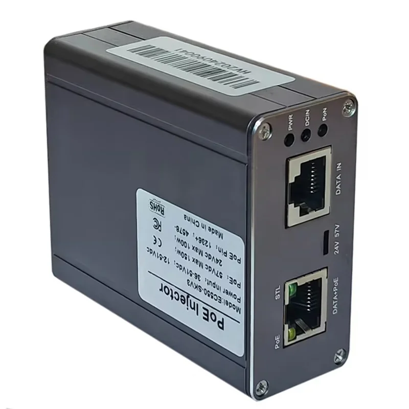 

Изысканный новый инжектор POE/блок питания для промышленного адаптера RJ45 с широким усилителем напряжения Starlink 150 Вт