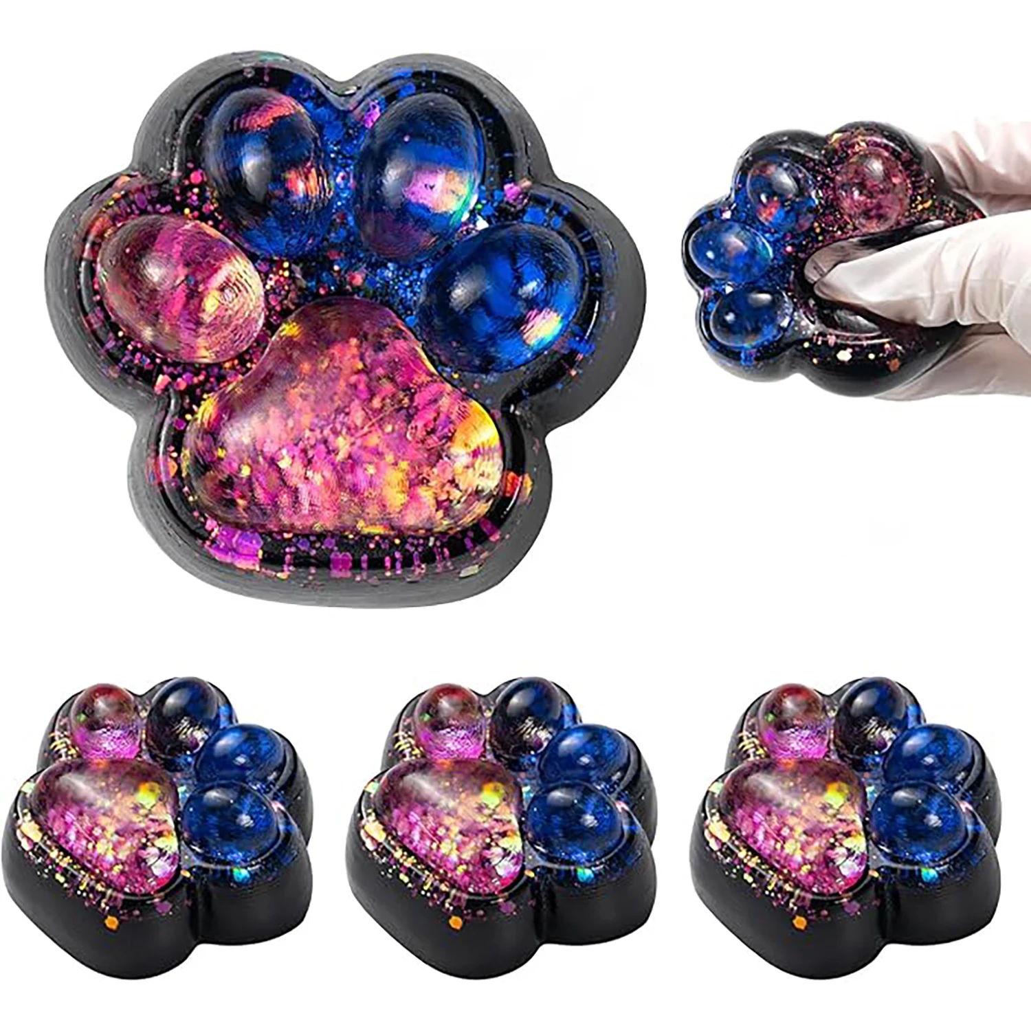 

Кошачий коготь звездного неба и креативный инструмент для снятия стресса, не требующая сенсорная игрушка для пальцев