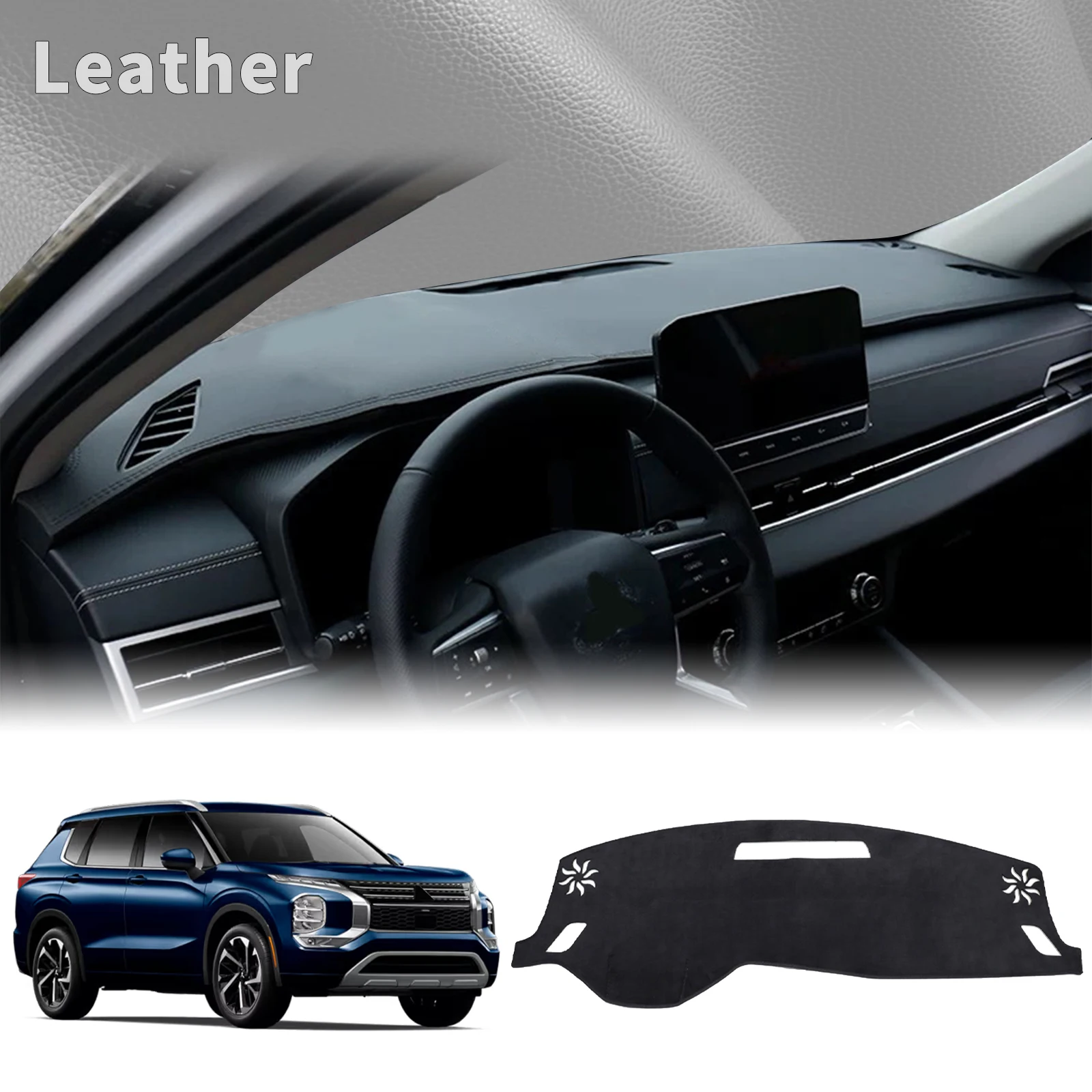 

fit for Mitsubishi Outlander 2022 2023-2025 PHEV Car Dashmat Dashboard Cover Pad DashMat Sunshade Protective Carpet Accessories