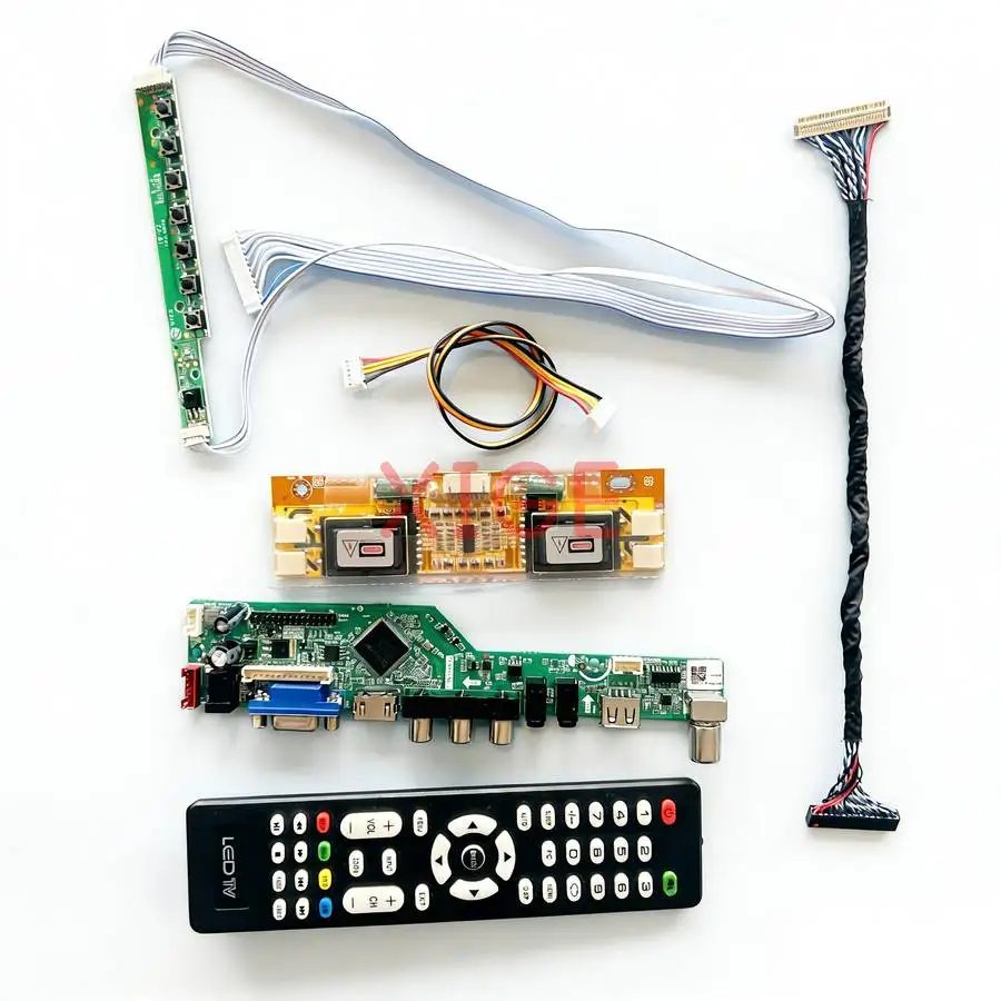 

Screen Controller Board Fit HT170E01 HT170EX1 M170MNE1 HSD170ME13 30 Pin LVDS 1280*1024 4-CCFL 1280x1024 USB+AV+VGA+HDMI Kit DIY