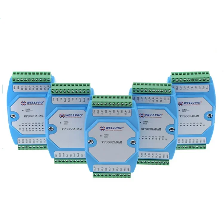 

Вход/цифровой вход и выход 6VI / 4DI / 4DO 0-10 В/Модуль RS485 MODBUS RTU для связи WP9039ADAM Chipwelldone