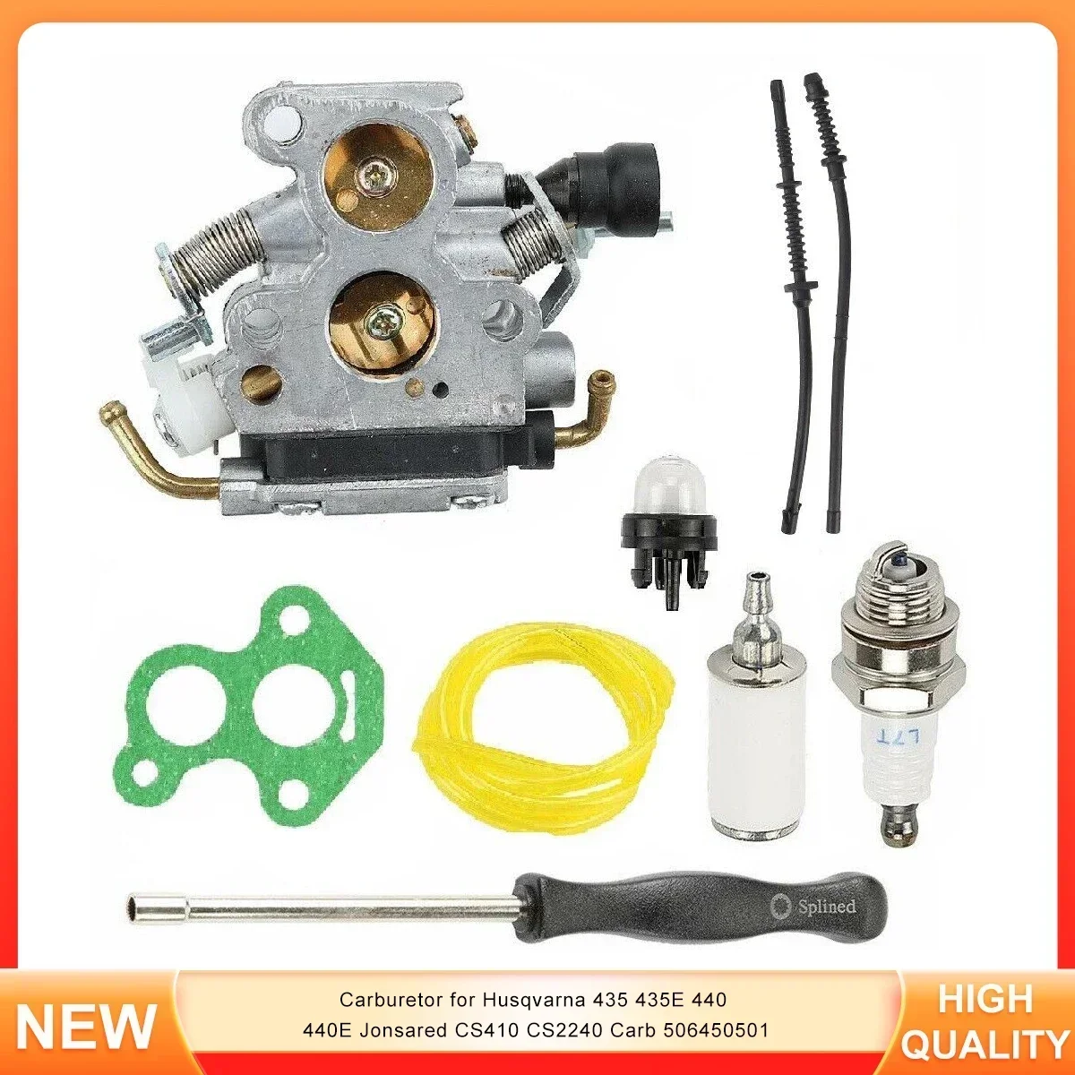 카브레타 Husqvarna 435 435E 440 440E Jonsared CS410 CS2240 Carb 506450501