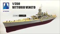 SHIPYARD S350010 1/350 Italian Navy1940 Upgrade Sets For Vittorio Veneto Trumpeter 05320 (No Ship)