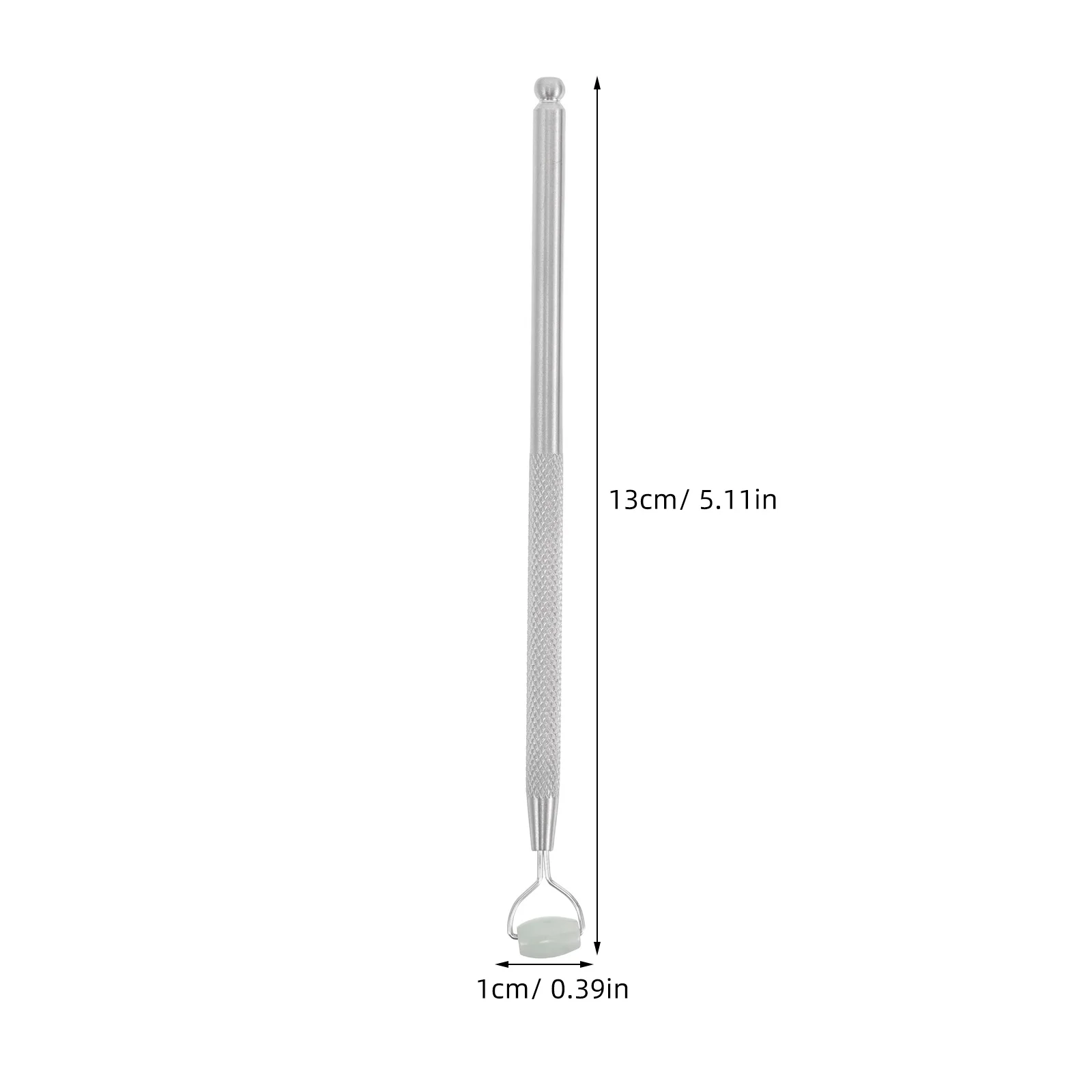 Rodillo Facial de piedra de Jade, masajeador de ojos, herramienta de enfriamiento para masaje de nariz, palo de belleza para esculpir, rodillo de Jade para ojos, 2 uds.