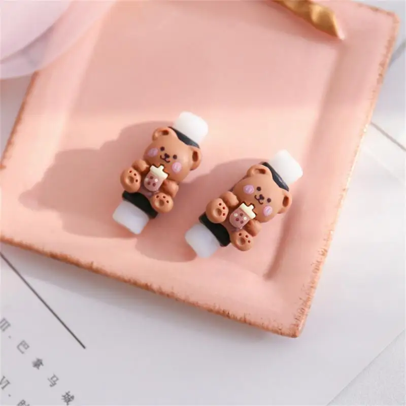 Cute Cartoon Data Cable Protective Sleeve Charging Cable For IPhone Anti-break Protector Headphone Cable Wire Protection Sleeve