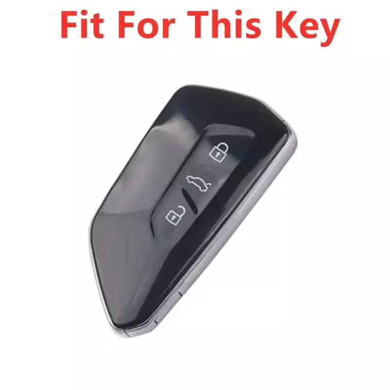 Silicone Car Key Case For Volkswagen Skoda Octavia A8 MK4 MK8 For VW Golf 8 ID-4 For Seat Leon Fr Mk4 Cupra Formentor Keys Cover