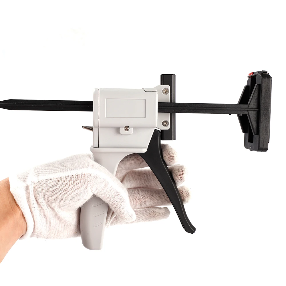 704 Toothpaste Glue Gun Silicone Sealant Gun Manual Glue Gun Auto Repair Tool Manual Extruder Aluminum Tube Glue Extruder