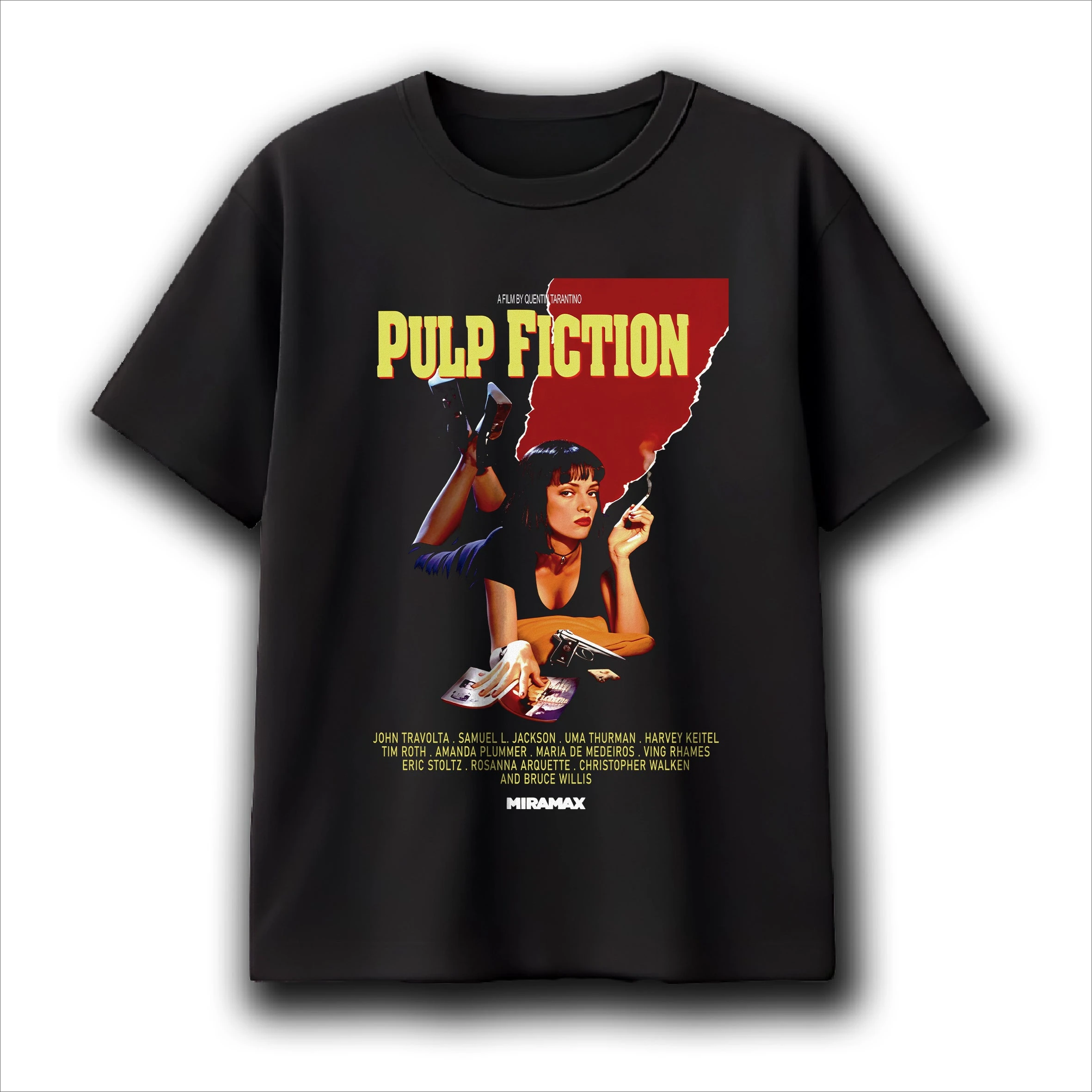 pulp-fiction-retro-movie-print-t-shirt-men-women-tarantino-cotton-short-sleeve-unisex-classic-film-fan-street-daily-casual-tops