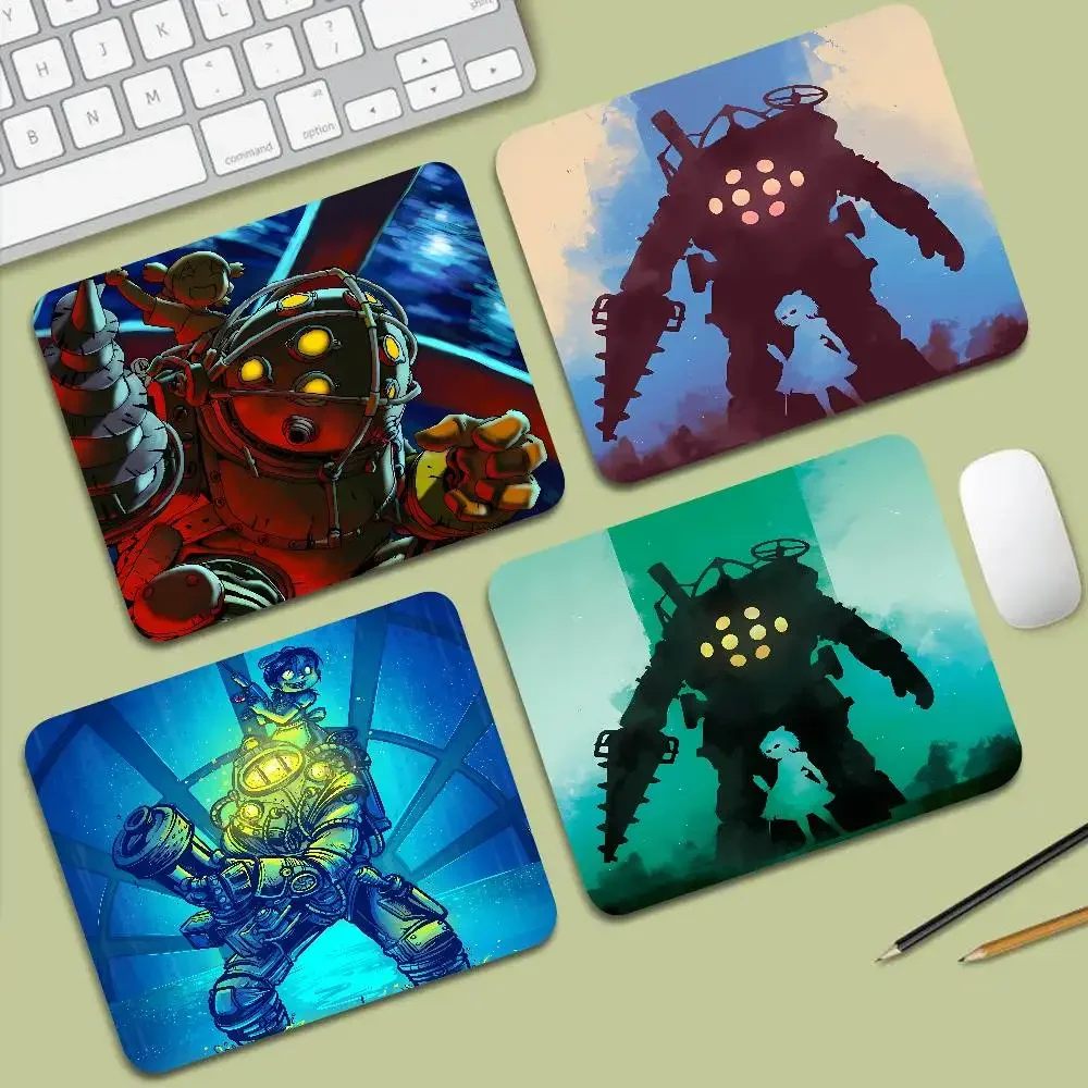 Classic Game BioShocks Mouse Pad Gaming Laptops Mousepad Gamer Carpet Keyboard Mat Desk Protector Anime Cartoon Mouse Pads
