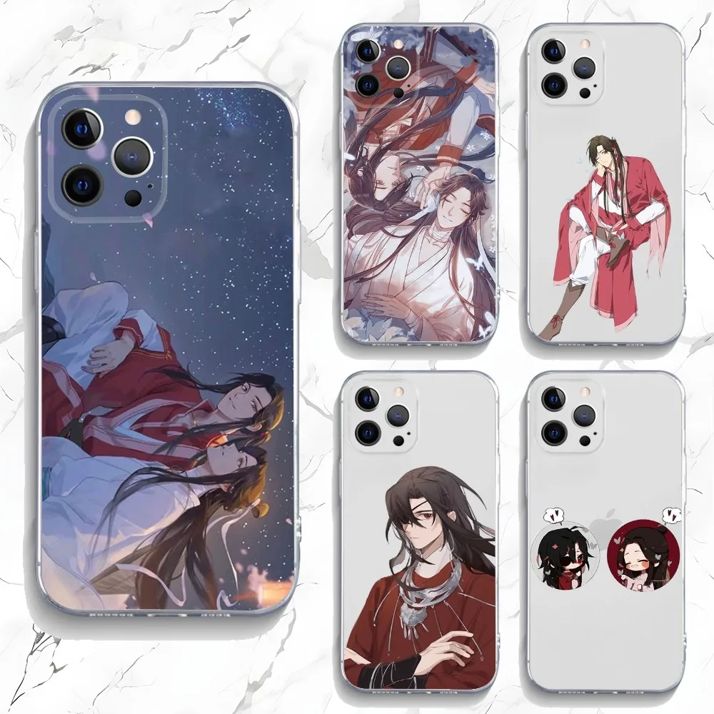 New Heaven Official's Blessing Fanart Phone Case For iPhone 16,15,14,13,12,11 Plus,Pro,Max,XR,XS,X,7,8 Plus,SE,Mini Soft clean