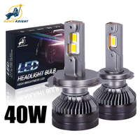 DAWNKNIGHT K5C K6C 40W H7 H4 Long Life Series 4300K Led HB3 H11 Headlight Bulb H1 HB4 4300K Led Lights For Car 12V