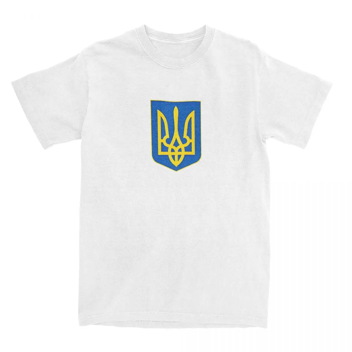 Ukraine Coat Of Arms T Shirt Beach Ukrainian Flag Y2K Fun T-Shirts Cotton Harajuku Tshirt For Men's Short Sleeve Casual Clothing