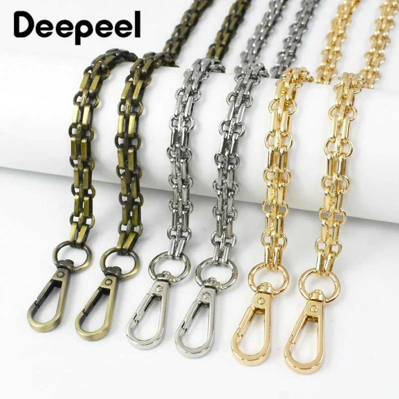 

1Pc 60/100/110/120cm Women's Metal Bags Chain Lobster Clasp Buckle Handbag Shoulder Crossbody Bag Strap DIY Hardware Accessories