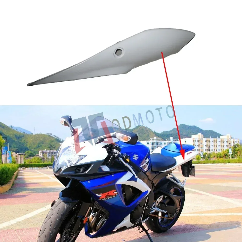 

For SUZUKI GSXR 600 750 K6 2006 2007 Motorcycle Accessories Unpainted Rear Tail Side Covers ABS Injection Fairing