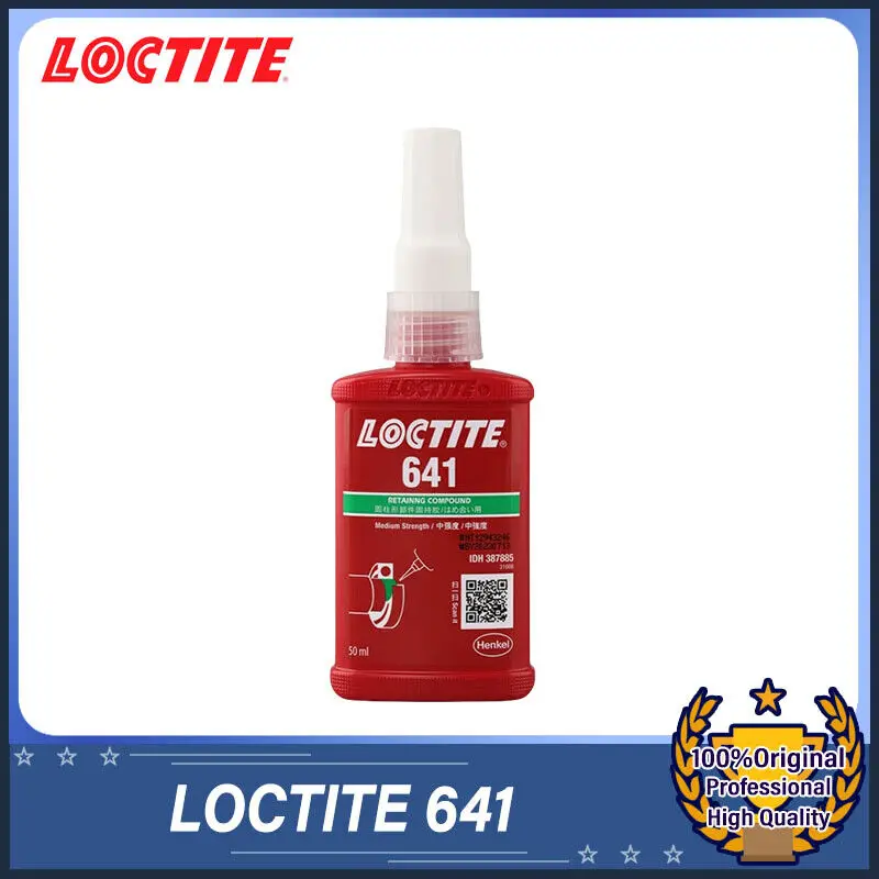 1PC LOCTITE 641 50ml Retaining Compound Glue Medium-strength Bonding Disassembly