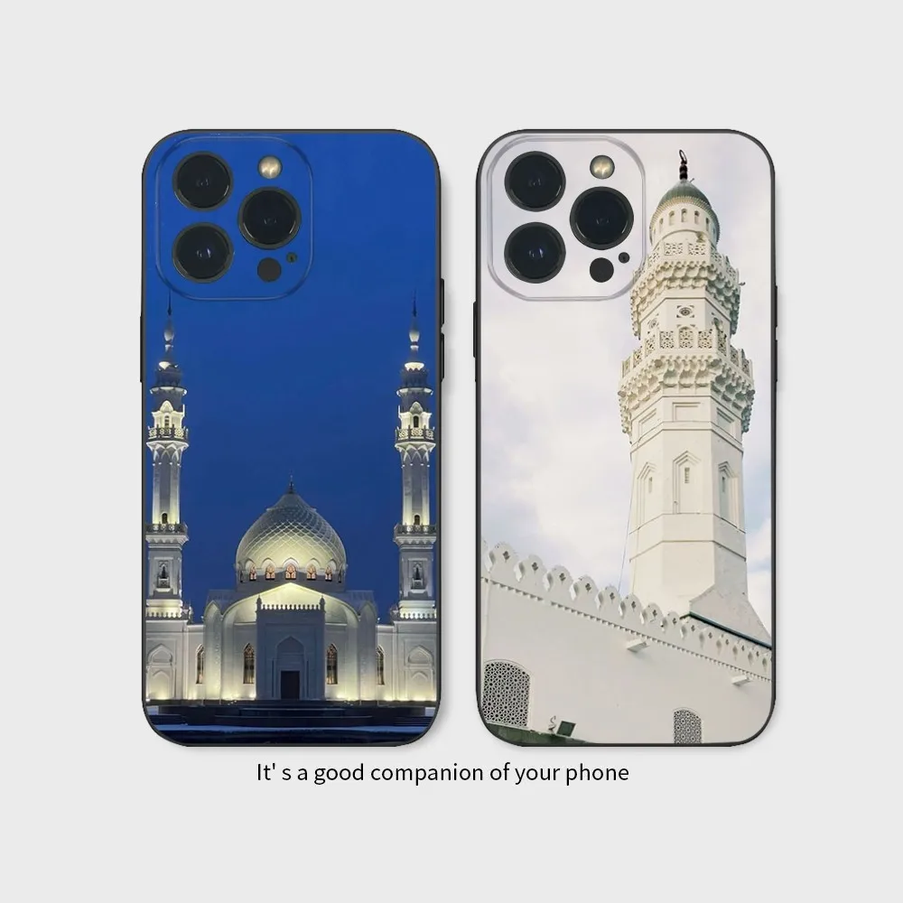 Sultan Qaboos Grand Mosque Phone Case For IPhone16 15 14 13 12 Mini 11 Pro XS Max X XR SE5 6 7 8 Plus Soft Silicone Cover