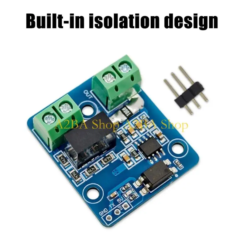 A2BA 4800bps HLW8032 Communication for Data Acquisition Isolation Industrial Environment Energy Metering Module UART