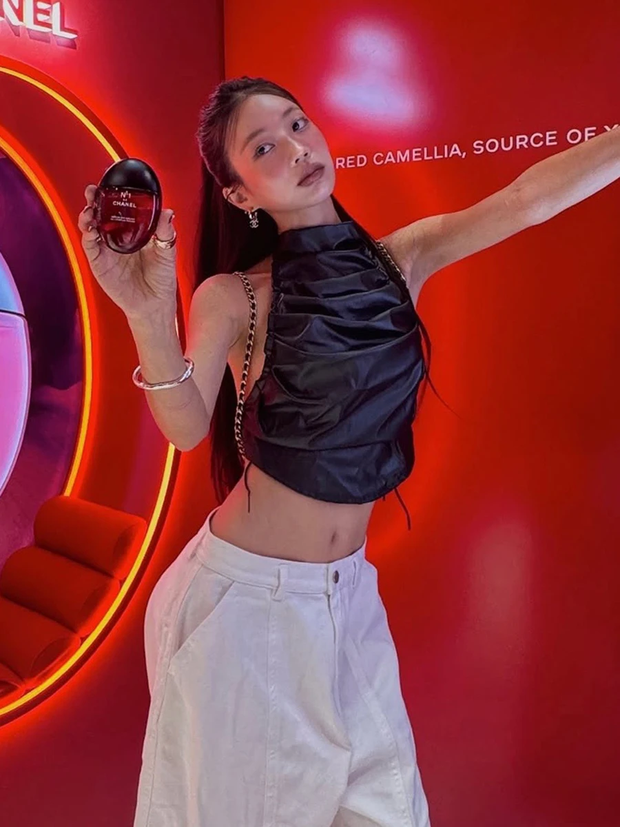 مثير بارد الأمريكية Sle بو الجلود المحاصيل الأعلى المرأة Faionable العصرية oulder Bared سترة ort طول اللون #4