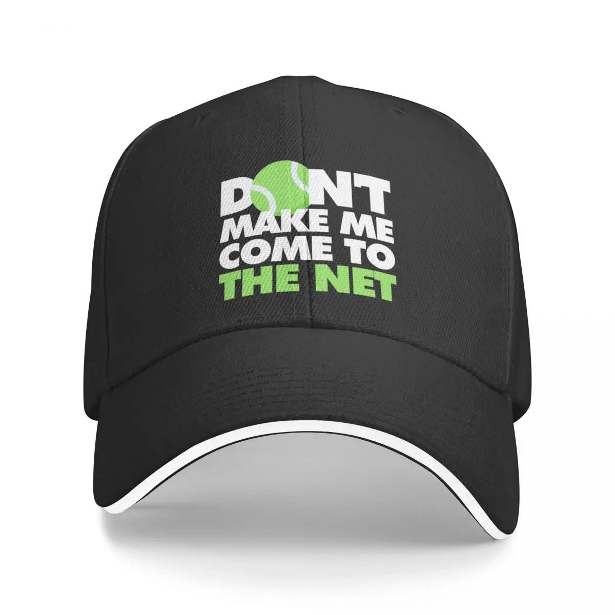 

Dont Make Me Come To The Net Funny Tennis Player Baseball Cap Anime Military Tactical Cap Hip Hop Women's Hats Men's