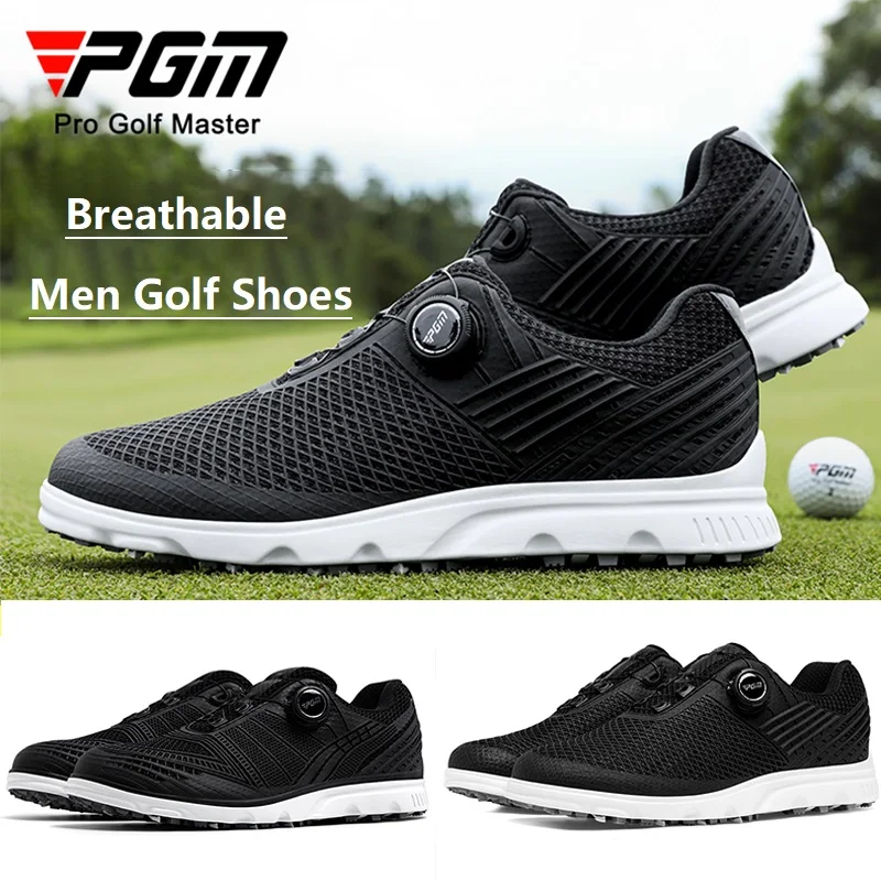 

Men's Golf Shoes Breathable Non-Slip Design for Spring Autumn Training Golf Sneakers Lightweight Competitions Gym Footwear