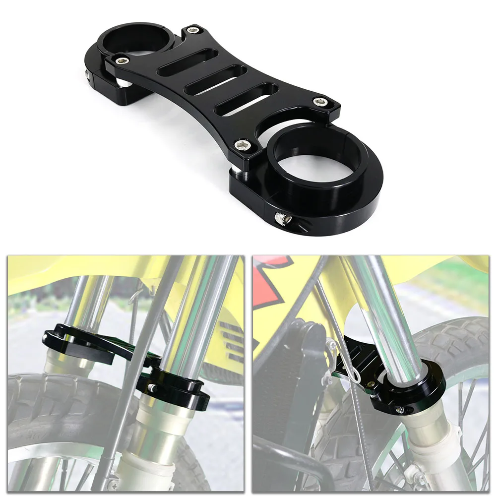 Motorcycle Front Fork Brace Bracket Fork Stabilizer CNC Aluminum Fit For Suzuki DR650 DR 650 1996-2024