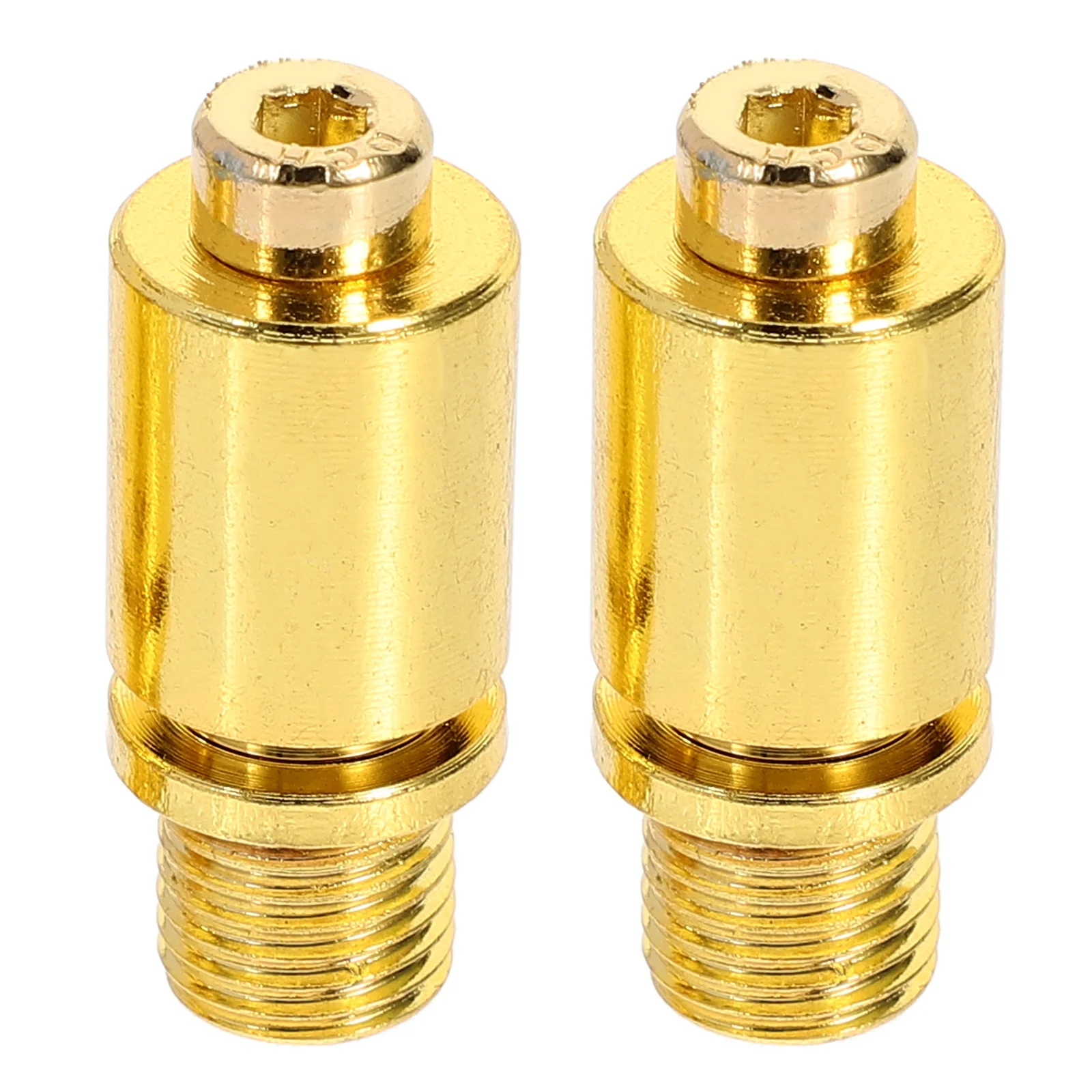 

2 Pcs Electric Guitar Shaker Jack Tremolo Arm Socket Golden Durable Metal Easy Installation Accessories Replacement Parts