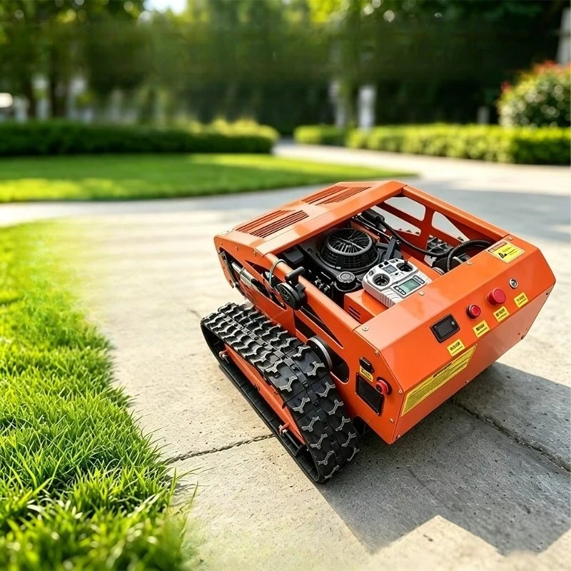 Hot Selling Crawler Flail Mower  All Terrain Remote Control Slope Grass Cutter   Global