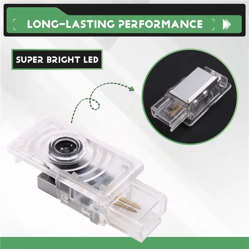 Custom LED Door Projector Welcome Light For Cadillac SRX, ATSL, XTS 2013, CT6, XT5 2016-2022, CT5 2020-2022, XT4 2018-2022, XT6
